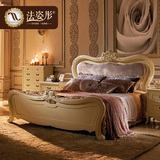 法姿彤家具欧式床橡木双人床公主床大床实木床高箱床1.8米布艺床