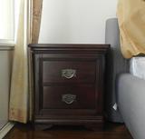 美式欧式家具 床头柜 100%全实木 白蜡木 水性漆 出口 升级促销