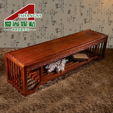 爱尚妮私卧室家具 全实木非洲黄花梨新中式红木床尾凳 换鞋凳508