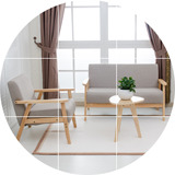 日式简约小型单人沙发椅实木北欧风格布艺咖啡厅宜家特价双人沙发