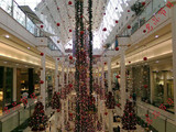 圣诞节装饰 商场酒店购物中心布置 大型灯饰中庭吊饰美陈案例定制