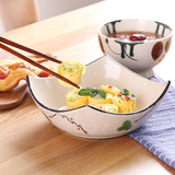素宝 菜碗陶瓷汤碗创意家用餐具日式 7.5英寸瓷盘深盘景德镇手绘