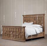 复古简约现代 欧式家具美式法式乡村风格家具LOFT风格实木床套装