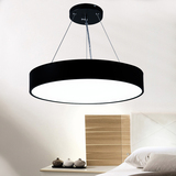 LED吊灯现代简约 北欧创意铝材办公灯圆形客厅灯餐厅卧室书房灯具