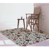土耳其彩虹地毯 彩条纹地毯 方格纹 现代简约客厅毯卧室床边毯