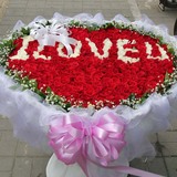 求婚365朵520朵999朵红玫瑰花生日北京鲜花同城速递上海广州成都