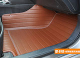 沃尔沃C30沃尔沃S60/V60专用脚垫超纤皮革脚踏垫丝圈地垫防水地毯