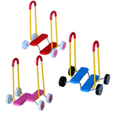 儿童平衡脚踏踩踏车四轮滑行扭扭车幼儿园教学健身学步车3岁玩具