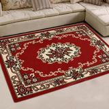 月之吻 客厅茶几地毯 卧室地毯 欧式风格威尔顿机织地毯 红色 155