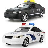 儿童警车玩具车模型惯性车会讲故事灯光音乐可开门男孩玩具礼物