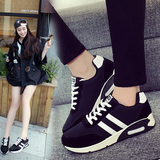 春夏季韩版运动鞋女学生跑步鞋潮平底休闲鞋厚底板鞋女单鞋球鞋子