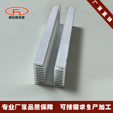 优质 长条铝槽TO-3P散热片40*40*150 U型密齿铝型材散热器可定制