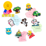 韩国创意卡通冰箱贴吸铁石磁贴装饰留言贴可爱动物儿童磁扣批发
