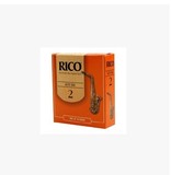 RICO新瑞扣降E调中音萨克斯哨片簧片美国原装进口橘盒黄盒12片装