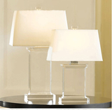 奢华欧式水晶台灯现代简约样板房卧室会所时尚创意软装工程