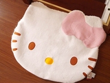 正品韩国凯蒂猫可爱白色猫头超大儿童家用地毯地垫客厅卧室地毯