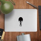SkinAT Macbook Air Pro贴纸 苹果笔记本贴膜 创意配件 外星人贴
