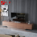 欧格贝思全实木电视柜现代简约黑胡桃木北欧家具客厅1.6m1.8米