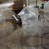 超大透明有机玻璃圆球罩展厅透明装饰球 亚克力球空心圣诞球罩
