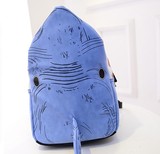 大鲨鱼海豚幼儿园书包可爱韩国男女孩儿童双肩背包个性潮包郊游包