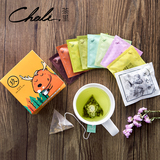 ChaLi 花茶组合茶包玫瑰红茶桂花乌龙绿茶普洱袋泡茶三角包养生茶