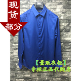 专柜正品 GXG男装 2016秋装新款 百搭蓝色斯文长袖衬衫63103202