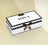 德国LINDT瑞士莲DIVA系列的牛奶夹心松露巧克力黑白礼盒 182g