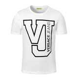 包邮 正品 Versace/范思哲时尚男装印花t恤 修身圆领短袖男士T恤