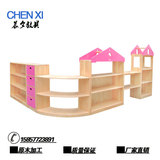 幼儿园玩具柜组合柜儿童玩具柜储物柜多功能柜实木柜子幼儿园柜子