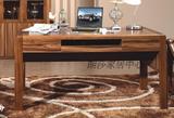 简约中式实木长书桌胡桃色A家具金爵士风格B橡木特价宜家电脑台