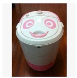 水仙联保包邮卡通熊猫3公斤单桶儿童婴儿洗脱一体迷你小洗衣机