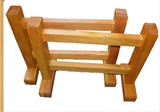 实木大板支架 红花梨鸡翅柚木桌腿 大板专用支架 简易支架 工字架