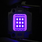 10W集成紫光led灯珠UV固化大功率紫光紫外线led光源395紫光灯珠