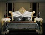 欧式豪华家具 皇室贵族奢华实木床实木雕花公主床欧式雕花床头柜