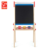 制写字板小黑板可擦写儿童可升降支架式磁性 德国画板Hape画架木