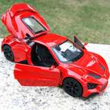 丹麦 超级跑车 合金汽车模型 ZENVO车模型 3开门 包邮 声光玩具车