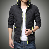 2015男士轻薄羽绒服立领短款外穿青年外套韩版修身潮冬装反季清仓