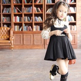 韩国童装秋装新款韩版女童洋气百搭背带裙甜美儿童连衣裙公主裙子