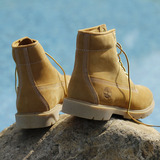Timberland正品代购男鞋 天伯伦系带真皮户外工装男士防水大黄靴