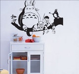 宫崎骏包邮特价墙贴 龙猫D 童年 贴纸 玻璃贴 卧室客厅 动漫画