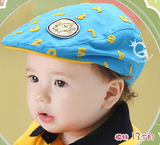 2016新潮童帽春秋季宝宝帽子1-2-3岁儿童贝雷帽婴儿鸭舌帽遮阳帽