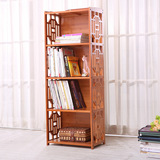 竹庭 书柜书架实木自由组合儿童书架简易书柜储物柜置物架小柜子