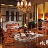 纯实木沙发 组合 客厅三人沙发新中式客厅实木沙发三人位沙发特价