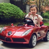 栋马新款奔驰SLR儿童电动车儿童电动汽车可坐宝宝遥控玩具车赛车