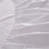 圆床罩单件磨毛床垫套纯色保护套全棉床品圆床笠2米2.2m加厚纯棉
