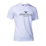 Armani/阿玛尼男装T恤男士时尚短袖修身T恤简约字母印花16新款T恤