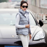 2015秋冬季韩版短款羽绒棉马甲女装修身坎肩外套时尚百搭马夹潮