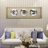 新中式纯手绘现代中立体抽象画客厅卧室餐厅简约软装实物艺术挂画