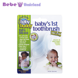 美国baby buddy硅胶幼儿乳牙刷牙胶磨牙器宝宝牙刷 透明色