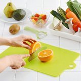 日本 水果菜板塑料抗菌分类菜板长方形占板案板切菜板切水果砧板